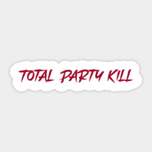 DND Total Party Kill Sticker